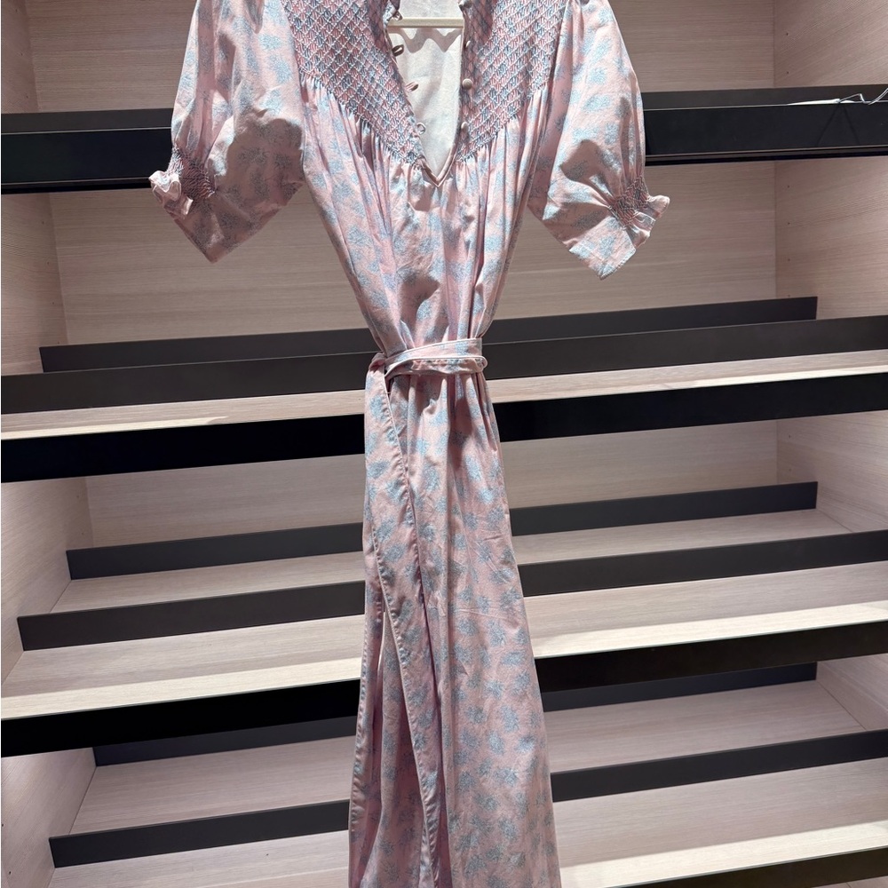 Dondolo Elegant Pink Floral dress